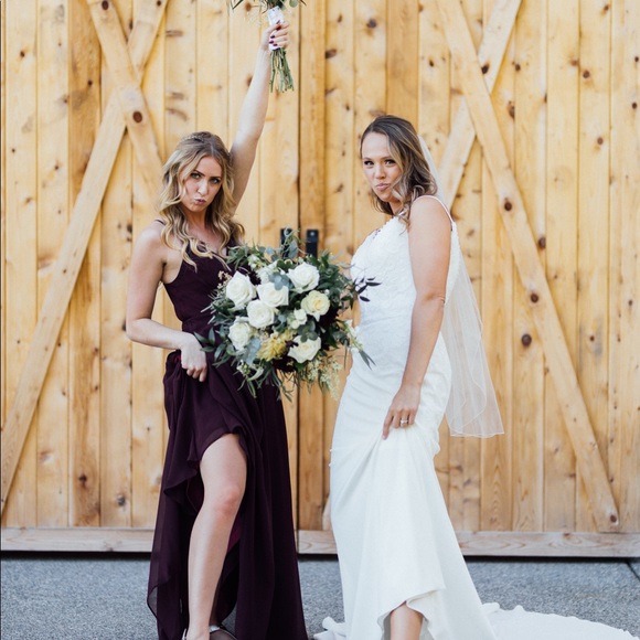 Birdy Grey Small Merlot bridesmaid dress - Picture 7 of 8